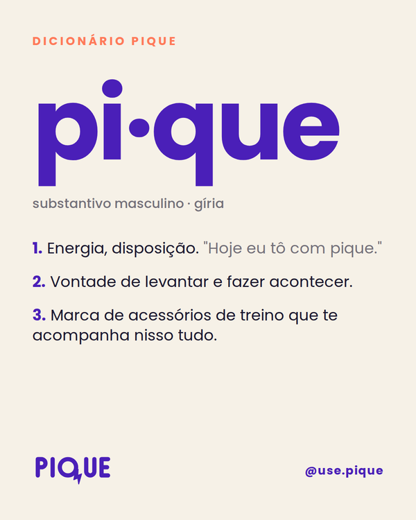 Post: dicionário pi·que