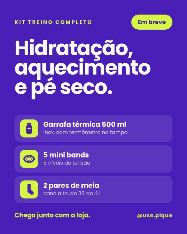 Post: Kit Treino Completo