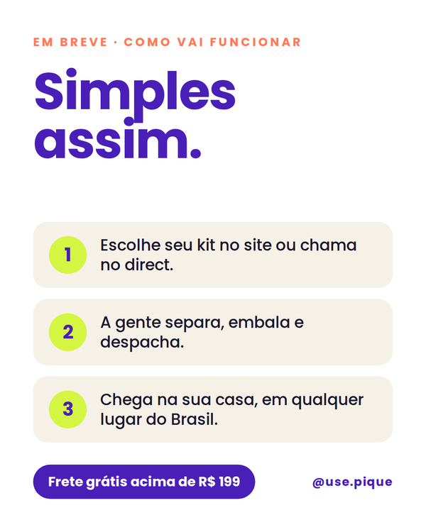 Post: como funciona a Pique